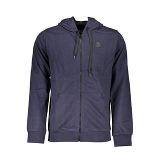 Blue Cotton Men's Hoodie