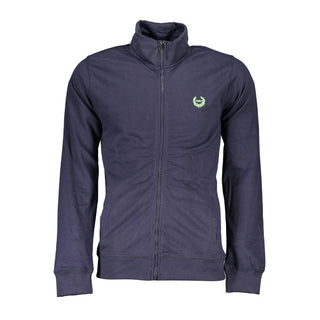 Blue Cotton Men's Sweatshirt