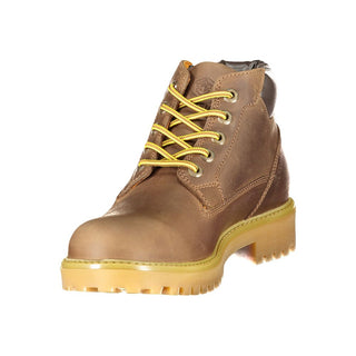 Marrone Leder Sneaker für Herren