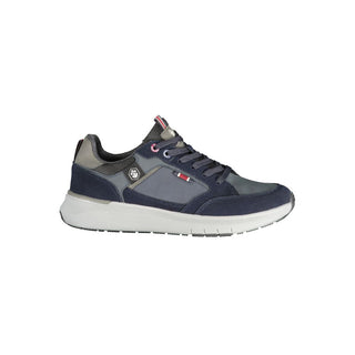 Blaue Herren-Sneaker aus Polyurethan