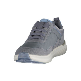 Zapatilla para hombre de poliéster azul