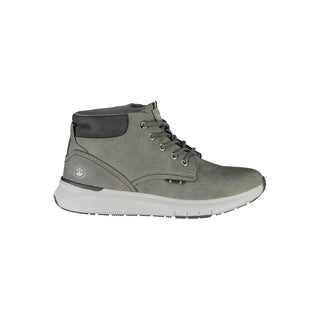 Zapatilla para hombre de poliéster gris