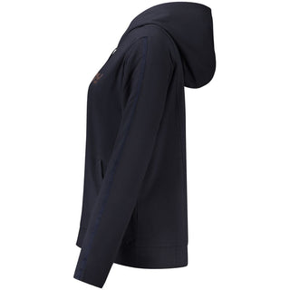 Blaues Baumwoll-Damensweatshirt