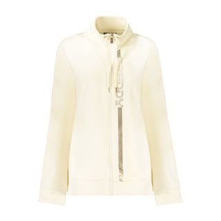 Bianco Cotton Women Sweatshirt