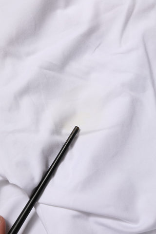 Weiße Leinen-Cargohose für Herren
