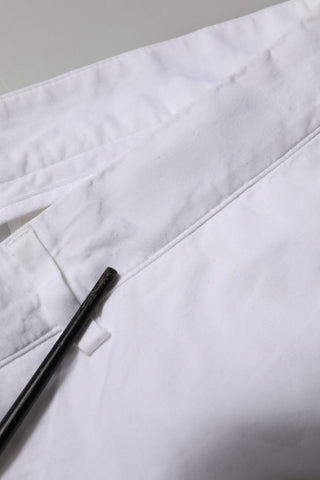 Weiße Bermuda-Shorts aus Stretch-Baumwolle für Herren