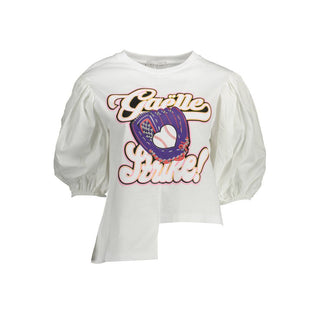 Bianco Baumwoll-T-Shirt für Damen