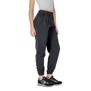Pantalones jogger negros de poliéster (pantalones para entrenamiento)