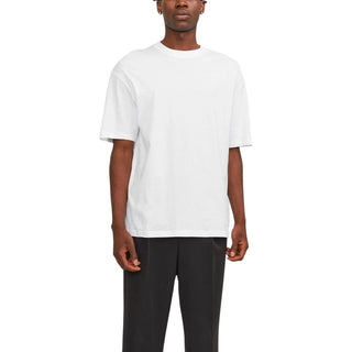 Camiseta de algodón blanca