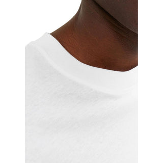 Camiseta de algodón blanca