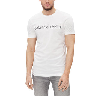 Weißes Baumwoll-T-Shirt