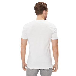 Weißes Baumwoll-T-Shirt