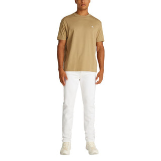 Weiße schmale Jeans aus Baumwolle