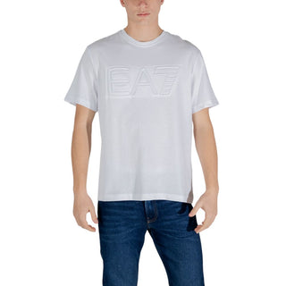Weißes Baumwoll-T-Shirt