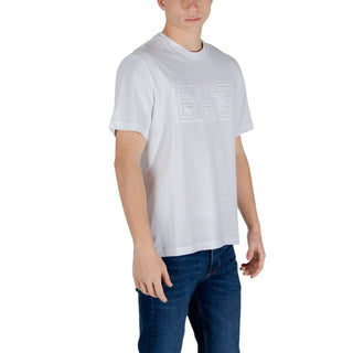 Camiseta de algodón blanca