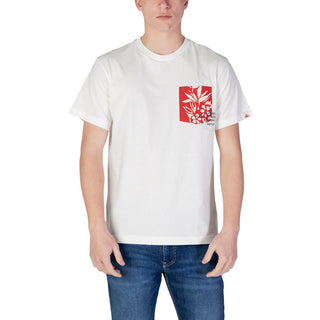 Weißes Baumwoll-T-Shirt