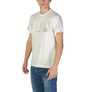 Weißes Baumwoll-T-Shirt