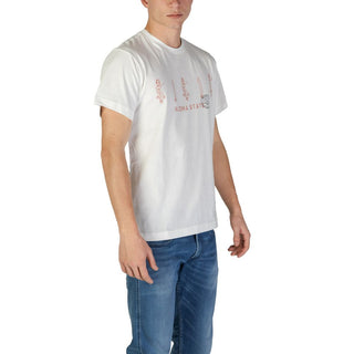 Weißes Baumwoll-T-Shirt