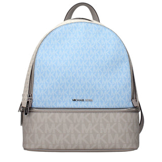 Beige Fabric Backpack
