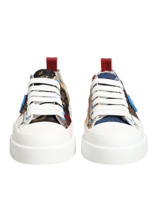 Multicolor Patchwork Low Top Sneaker Schuhe