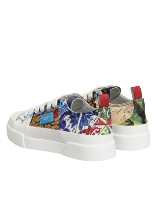 Multicolor Patchwork Low Top Sneaker Schuhe