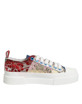 Multicolor Patchwork Low Top Sneaker Schuhe