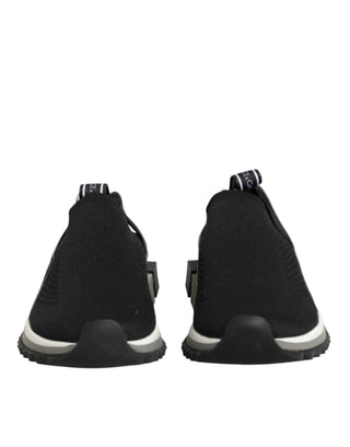 Schwarze Slip-On Sorrento Low-Top-Sneaker Schuhe