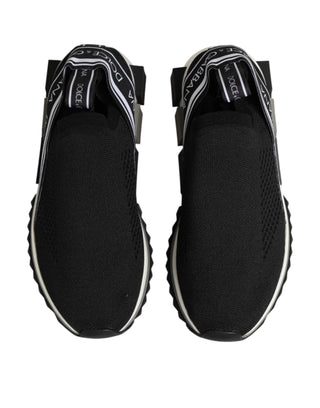 Schwarze Slip-On Sorrento Low-Top-Sneaker Schuhe