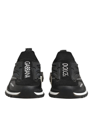 Schwarze SORRENTO Sport Stretch-Sneaker-Schuhe