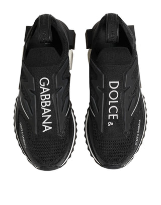 Schwarze SORRENTO Sport Stretch-Sneaker-Schuhe