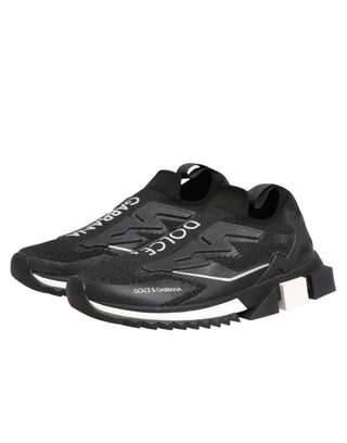 Schwarze SORRENTO Sport Stretch-Sneaker-Schuhe