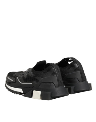 Schwarze SORRENTO Sport Stretch-Sneaker-Schuhe