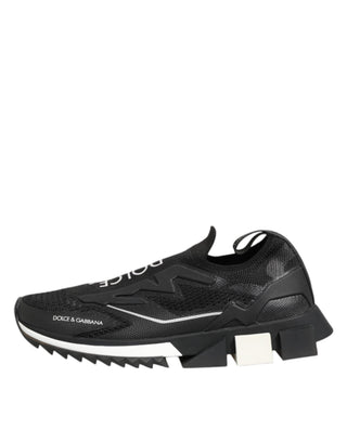 Schwarze SORRENTO Sport Stretch-Sneaker-Schuhe