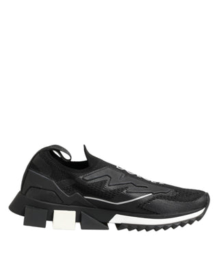 Schwarze SORRENTO Sport Stretch-Sneaker-Schuhe