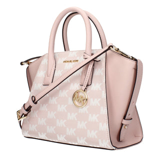 Bolso de tela rosa