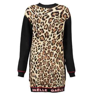 Beiges Wollkleid für Damen