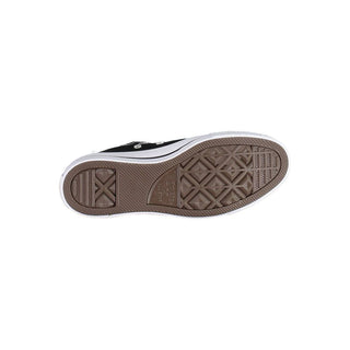 Zapatillas negras de tela para mujer