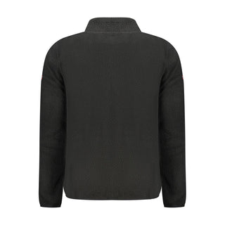 Black Polyester Men's Sweatshirt