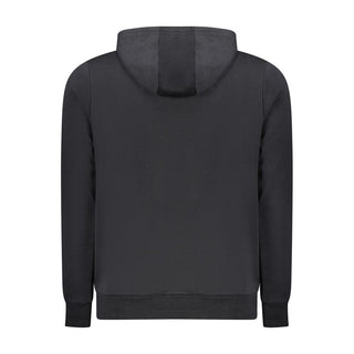 Schwarzes Kapuzen-Sweatshirt für Herren aus Baumwolle