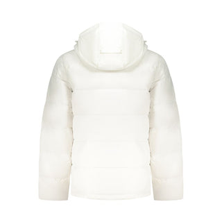 Bianco Poliammide Men's Jacket