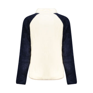Bianco Polyester Women Sweatshirt