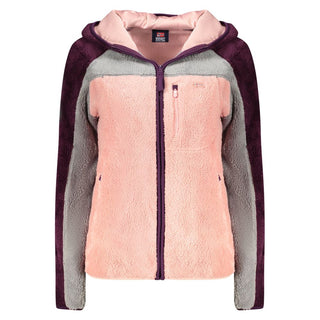 Rosa Damen-Polyester-Sweatshirt