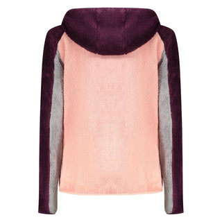 Rosa Damen-Polyester-Sweatshirt