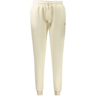 White Cotton Women's Sweatpant