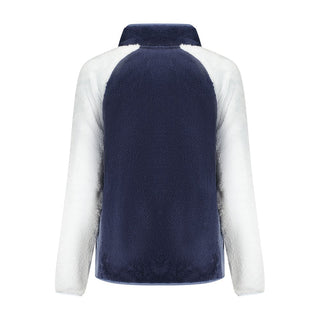 Blue Polyester Women Sweatshirt
