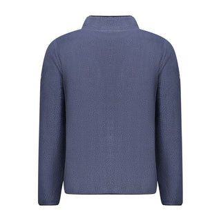 Blaues Herren-Sweatshirt aus Polyester