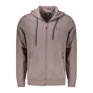 Marrone Cotton Men Sweatshirt