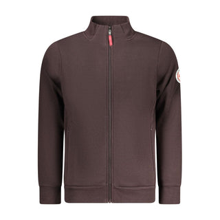 Marrone Cotton Men Sweatshirt