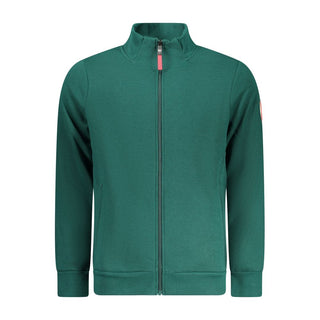 Sudadera para hombre de algodón verde