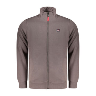 Marrone Herren-Sweatshirt aus Baumwolle